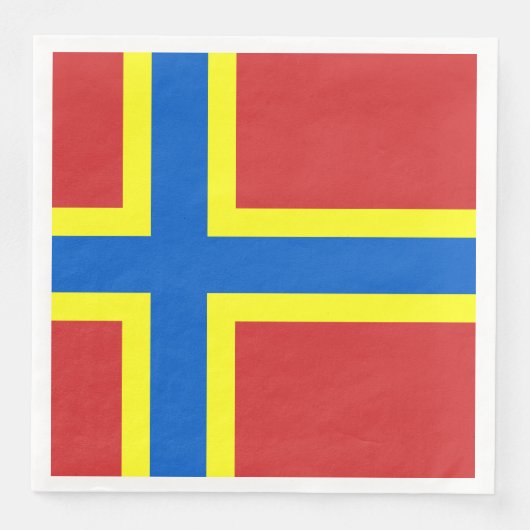 Vlag van Orkney Paper Dinner Napkins Servet (Voorkant)