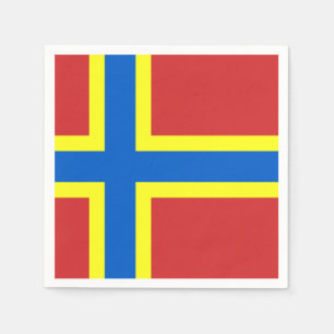 Vlag van Orkney Paper Napkins Servet