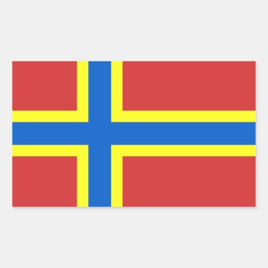 Vlag van Orkney Rechthoekige Sticker (Voorkant)