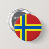 Vlag van Orkney Ronde Button 5,7 Cm (Voorkant /achterkant)