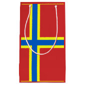 Vlag van Orkney Small Gift Bag Klein Cadeauzakje (Voorkant)