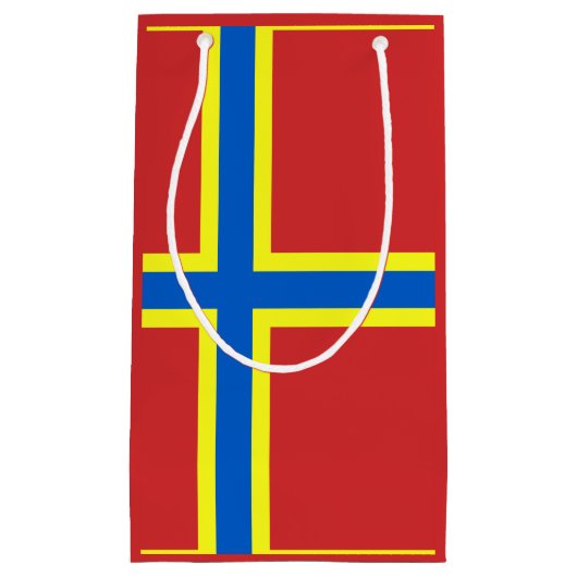 Vlag van Orkney Small Gift Bag Klein Cadeauzakje (Voorkant)
