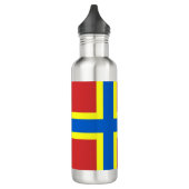 Vlag van Orkney Stainless Steel Water Bottle Waterfles (Links)