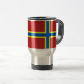 Vlag van Orkney Travel Mug Reisbeker (Voorkant rechts)