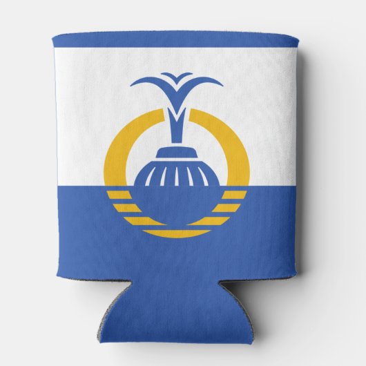 Vlag van Orlando, Florida Blikjeskoeler (Achterkant)