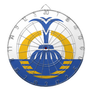 Vlag van Orlando, Florida. Dartbord