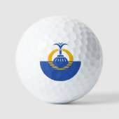 Vlag van Orlando, Florida. Golfballen (Voorkant)