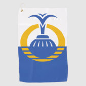 Vlag van Orlando, Florida. Golfhanddoek (Voorkant)