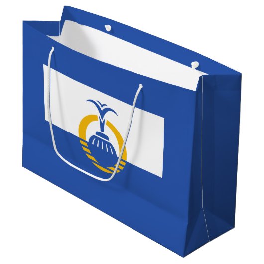 Vlag van Orlando, Florida Groot Cadeauzakje (Voorkant Gekanteld)