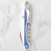 vlag van Orlando (Florida) Kurkentrekker (Achterkant)