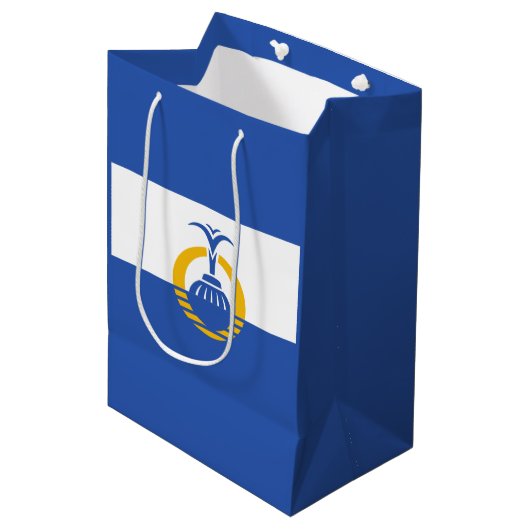 Vlag van Orlando, Florida Medium Cadeauzakje (Voorkant Gekanteld)