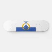 Vlag van Orlando, Florida. Persoonlijk Skateboard (Horizontaal)