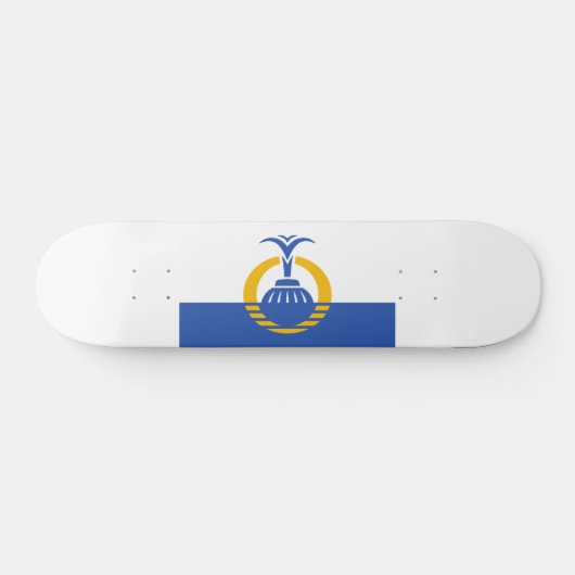 Vlag van Orlando, Florida. Persoonlijk Skateboard (Horizontaal)