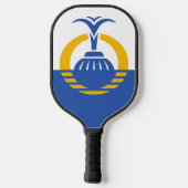 Vlag van Orlando, Florida. Pickleball Paddle (Achterkant)