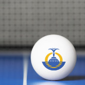 Vlag van Orlando, Florida. Pingpongbal (Net)