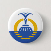 Vlag van Orlando, Florida Ronde Button 5,7 Cm (Voorkant)