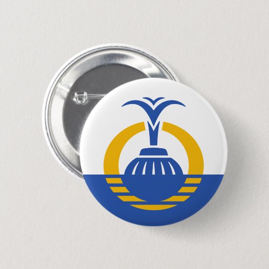 Vlag van Orlando, Florida Ronde Button 5,7 Cm (Voorkant /achterkant)