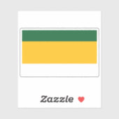 Vlag van Orotina, Costa Rica Sticker (Vel)