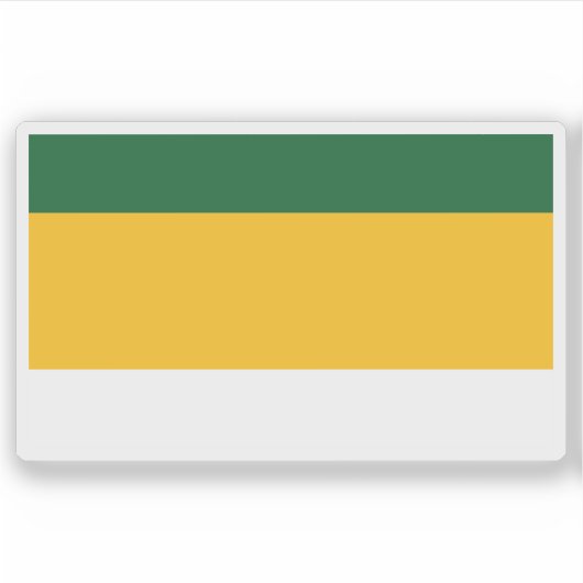 Vlag van Orotina, Costa Rica Sticker (Voorkant)