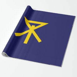 Vlag van Osaka (Japan) Cadeaupapier