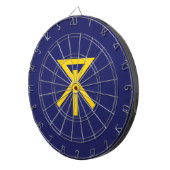 Vlag van Osaka (Japan) Dartbord (Voorkant Rechts)