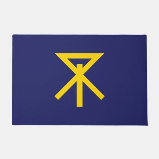 Vlag van Osaka (Japan) Deurmat (Voorkant)