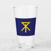 Vlag van Osaka (Japan) Glas (Voorkant)