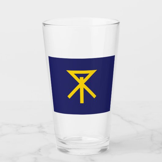 Vlag van Osaka (Japan) Glas (Voorkant)