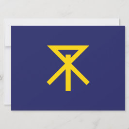Vlag van Osaka (Japan) Kaart