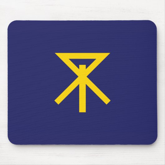 Vlag van Osaka (Japan) Muismat (Voorkant)