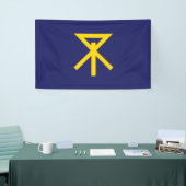 Vlag van Osaka (Japan) Spandoek (Beurs)