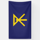 Vlag van Osaka (Japan) Spandoek (Verticaal)