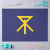 Vlag van Osaka (Japan) Tissuepapier (Craft)