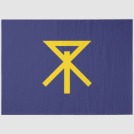 Vlag van Osaka (Japan) Tissuepapier
