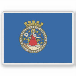 Vlag van Oslo Sticker
