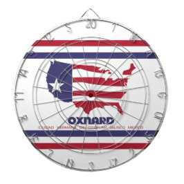Vlag van Oxnard (Californië) Dartbord