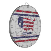 Vlag van Oxnard (Californië) Dartbord (Voorkant Links)
