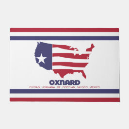Vlag van Oxnard (Californië) Deurmat