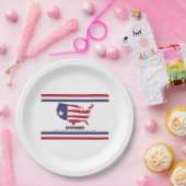 Vlag van Oxnard (Californië) Papieren Bordje (Feest)