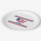 Vlag van Oxnard (Californië) Papieren Bordje (Gekanteld)