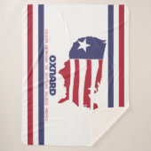 Vlag van Oxnard (Californië) Sherpa Deken (Voorkant)