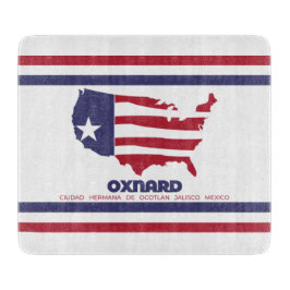 Vlag van Oxnard (Californië) Snijplank