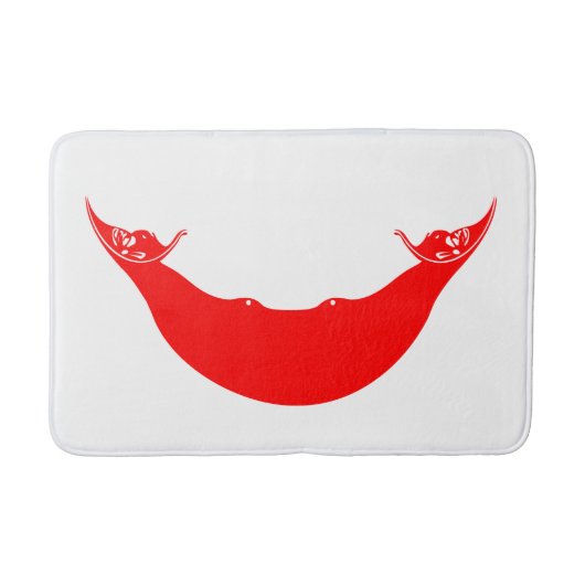 Vlag van Paaseiland (Rapa Nui) Badmat (Voorkant)