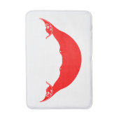 Vlag van Paaseiland (Rapa Nui) Badmat (Voorkant Verticaal)