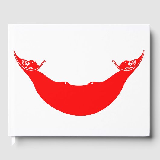 Vlag van Paaseiland (Rapa Nui) Gastenboek (Voorkant)