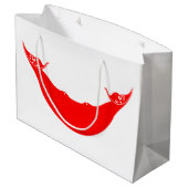 Vlag van Paaseiland (Rapa Nui) Groot Cadeauzakje (Achterkant Gekanteld)