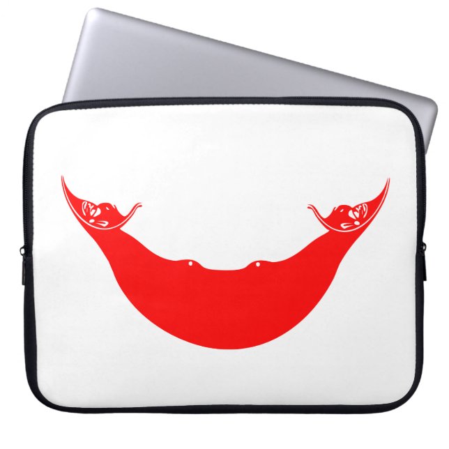 Vlag van Paaseiland (Rapa Nui) Laptop Sleeve (Voorkant)