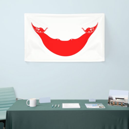 Vlag van Paaseiland (Rapa Nui) Spandoek (Beurs)