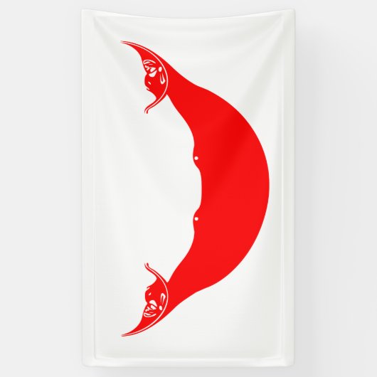 Vlag van Paaseiland (Rapa Nui) Spandoek (Verticaal)