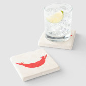 Vlag van Paaseiland (Rapa Nui) Stenen Onderzetter (Zijkant)